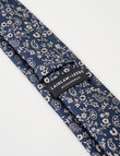 Laidlaw + Leeds Floral Tie, Navy product photo View 03 S