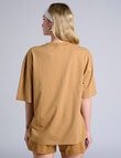 Champion Graphic Shop Oversize Tee, Briefly Brown product photo View 03 S