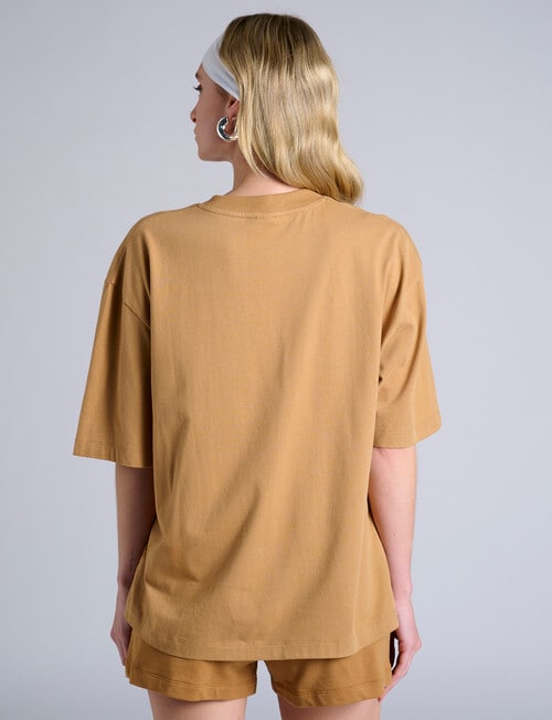 Champion Graphic Shop Oversize Tee, Briefly Brown product photo View 03 L