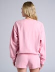 Champion Graphic Shop Crew Sweatshirt, New Tender Pink product photo View 03 S