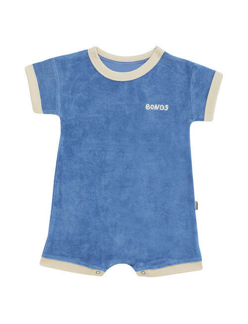 Bonds Terry Towel Bodysuit, Denim Fade product photo