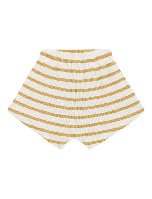 Bonds Rib Stripe Shorts, Clay & Marscapone product photo View 02 L