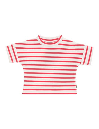 Bonds Roomies Stripe Tee, Red & White product photo