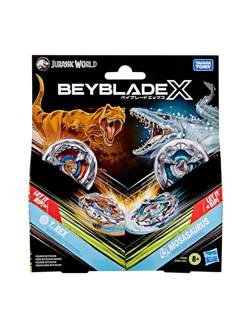 Technosaurus Microcon ＆ Cyclodon セット BeyBlade X Jurassic Collab, Assorted - Action Figures