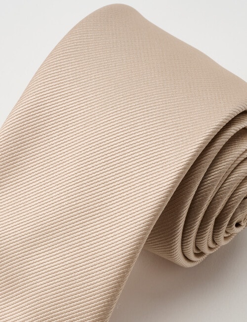 Laidlaw + Leeds Plain Tie, Sand product photo View 02 L