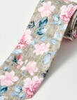 Laidlaw + Leeds Floral Tie, Sand product photo View 02 S