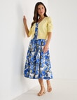 Whistle Cotton Sundress, Sunshine Print product photo View 06 S