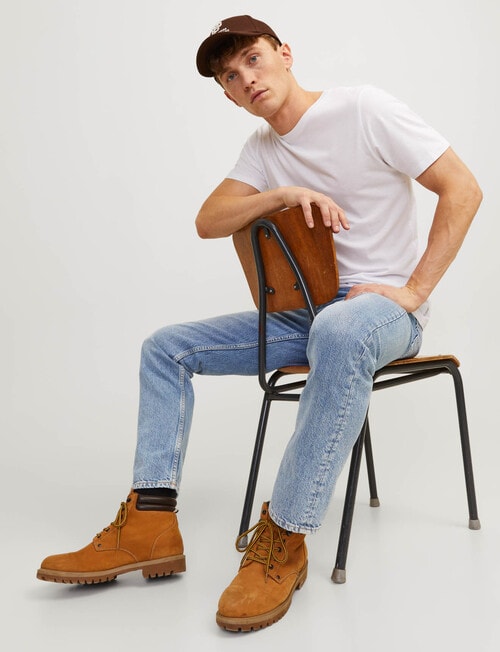 Jack & Jones Chris Original Jeans, Light Blue Denim product photo View 03 L