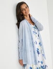 Ella J Drapey Summer Cardigan, Pale Blue product photo