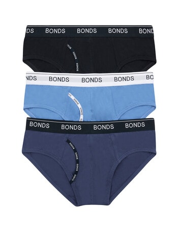 Bonds Guyfront Brief, 3-Pack, Smokey Dream, Deepest Night & Nu Black product photo