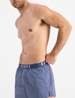 Bonds Woven Boxer, Pyjama Stripe, Navy product photo View 02 S