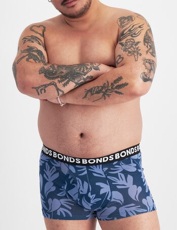 Bonds Classic Trunk, 3-Pack, Patchy Palm Kyoto, Indigo & Nu Black product photo