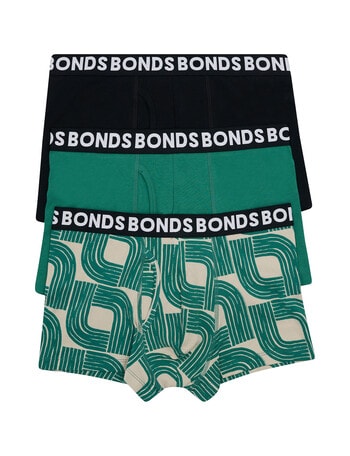 Bonds Classic Trunk, 3-Pack, Zen Garden, Water Grass & Nu Black product photo