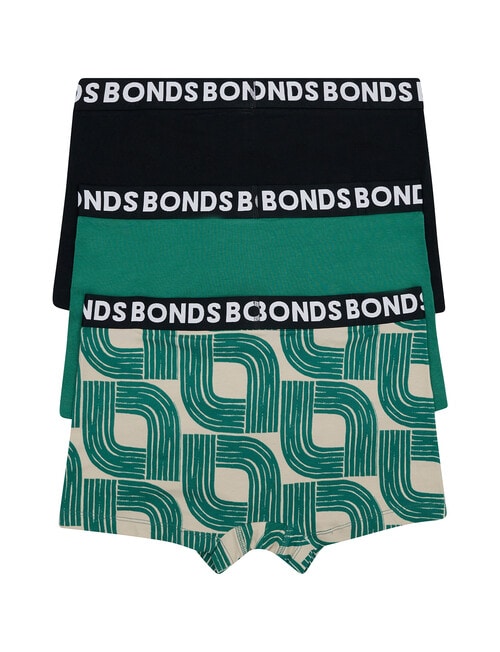 Bonds Classic Trunk, 3-Pack, Zen Garden, Water Grass & Nu Black product photo View 02 L