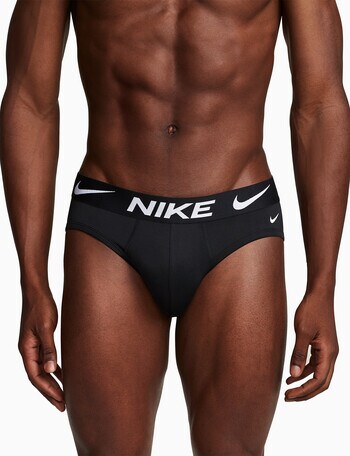 NIKE ESSENTIAL MICRO ヒップブリーフ 3パック Nike Essential Micro Brief, 3-Pack, Black - Underwear
