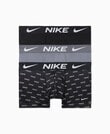 Nike Essential Micro Trunk, 3-Pack, Logo Print, Cool Grey & Black product photo View 04 S