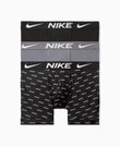 Nike Essential Micro Boxer Brief, 3-Pack, Logo Print, Cool Grey & Black product photo View 04 S