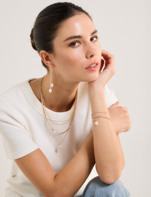 Whistle Accessories Farrah Jewellery Gift, 3-Pack, Gold Tone product photo