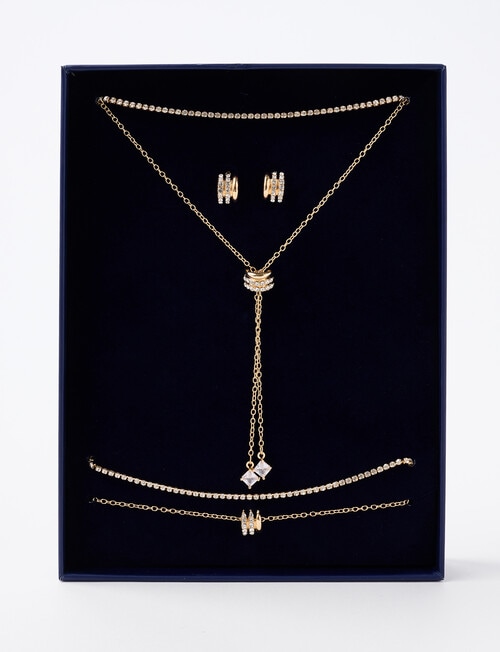 Whistle Accessories Aurelie Jewellery Gift , 3-Pack, Gold Tone product photo