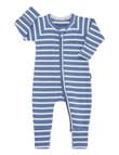 Bonds Roomies Stripe Rib Zippy Wondersuit, Blue product photo