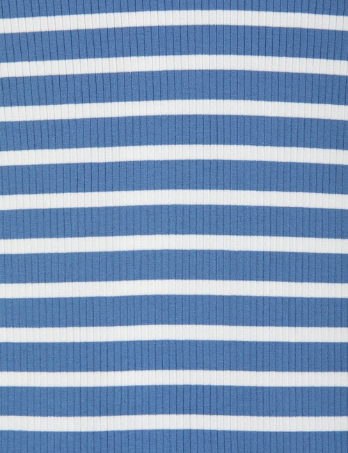 Bonds Roomies Stripe Rib Zippy Wondersuit, Blue product photo View 03 L
