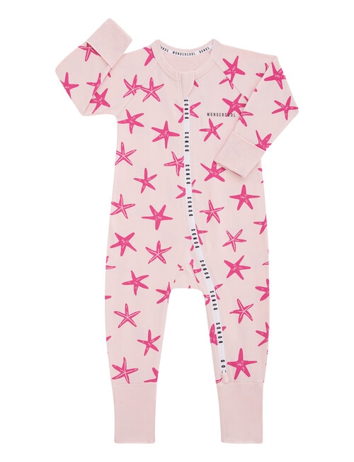 Bonds Wondercool Starfish Sparkle Zippy, Pink product photo