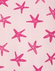 Bonds Wondercool Starfish Sparkle Zippy, Pink product photo View 03 S