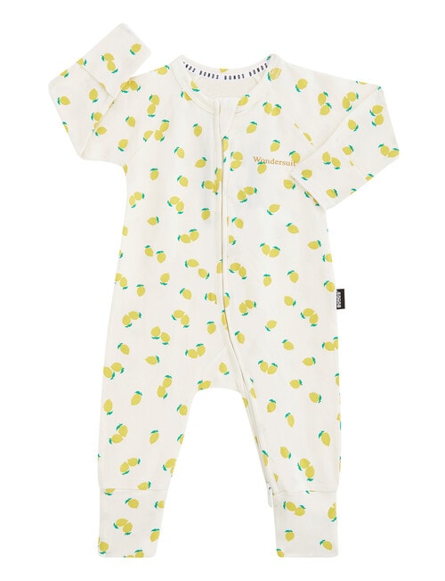 Bonds Wondersuit Lemon Pop Zippy, Cream & Yellow product photo