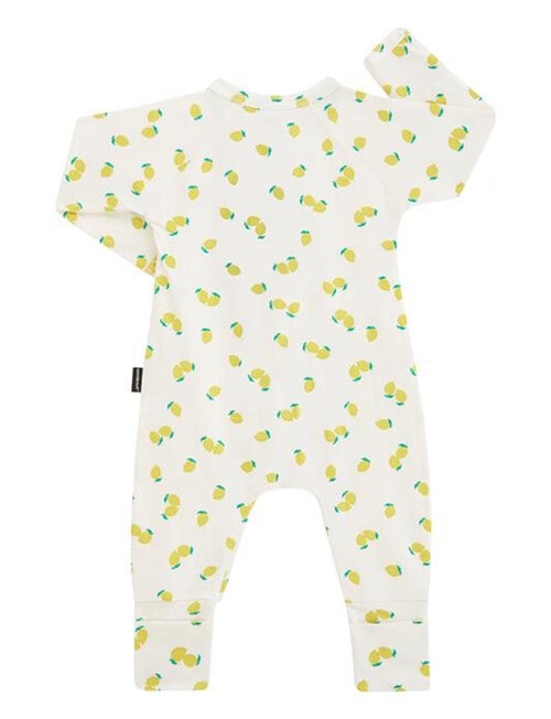 Bonds Wondersuit Lemon Pop Zippy, Cream & Yellow product photo View 02 L