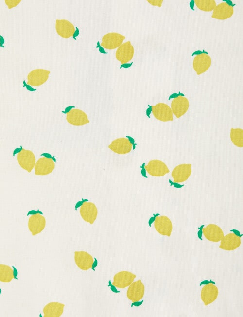 Bonds Wondersuit Lemon Pop Zippy, Cream & Yellow product photo View 03 L