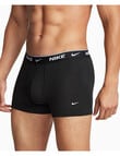Nike Essential Cotton Trunk, 3-Pack, Black product photo View 03 S