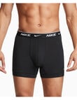 Nike Essential Cotton Boxer Brief, 3-Pack, Black product photo