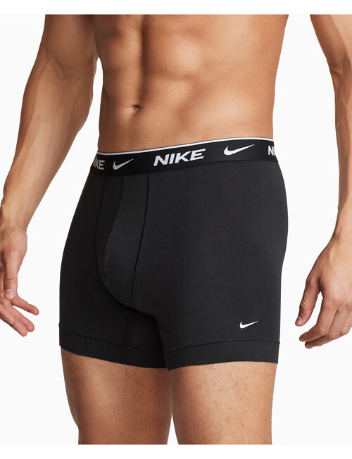 Nike Essential Cotton Boxer Brief, 3-Pack, Black product photo View 03 L