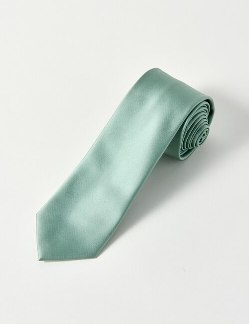 Laidlaw + Leeds Plain Tie, Sage product photo