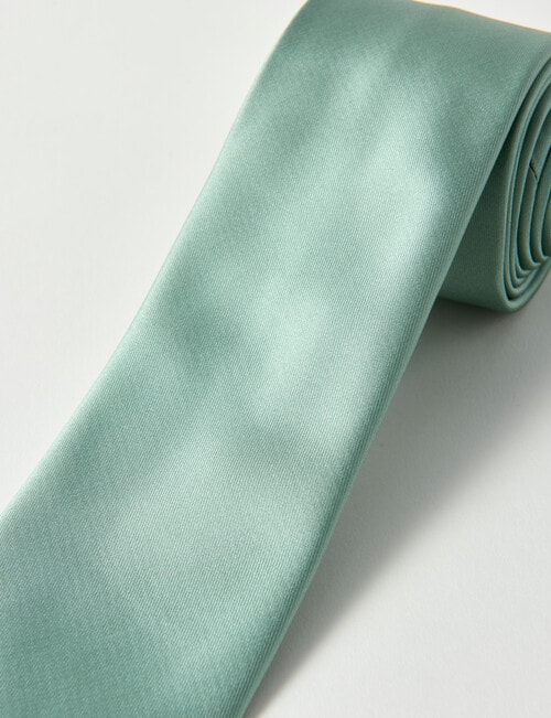 Laidlaw + Leeds Plain Tie, Sage product photo View 02 L
