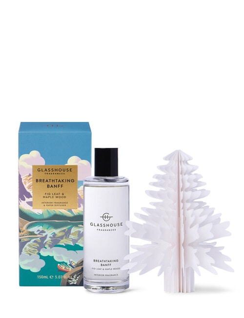 Glasshouse Fragrances Breathtaking Banff Interior Fragrance and Paper Diffuser, 150ml product photo