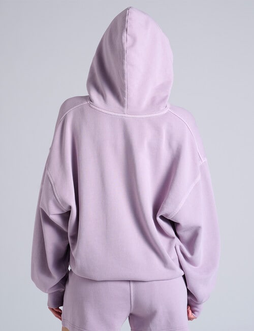 Champion Rochester Vintage Wash Zip Hoodie, Snap Back Purple product photo View 03 L