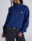 Champion Legacy Tech Half Zip Pullover, Sail Away Navy product photo View 02 S