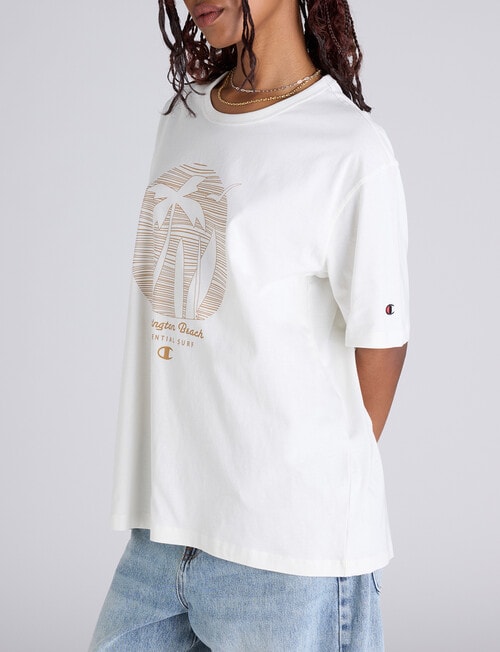 Champion Endless Summer Graphic Tee, Ivory White product photo View 02 L