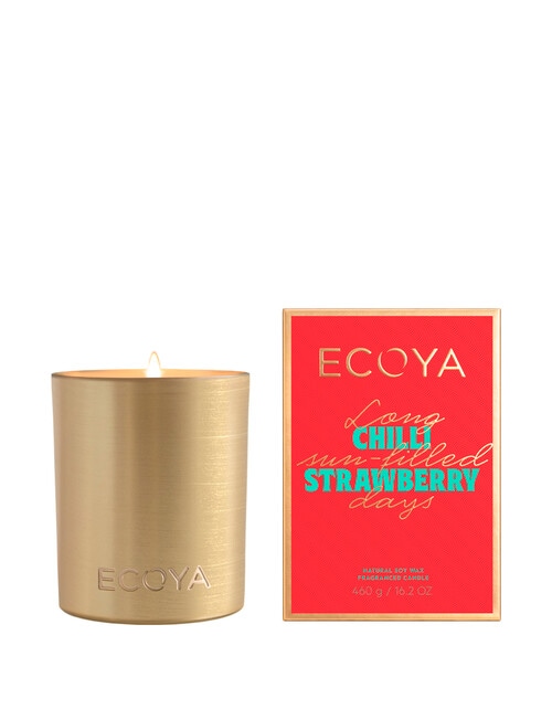 Ecoya Goldie Candle, Chilli Strawberry, 460g product photo