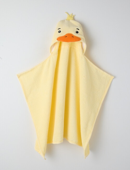 Little Bundle Character Hooded Towel, Duckling product photo
