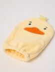 Little Bundle Character Face Washer Mitt, Duckling product photo View 02 S