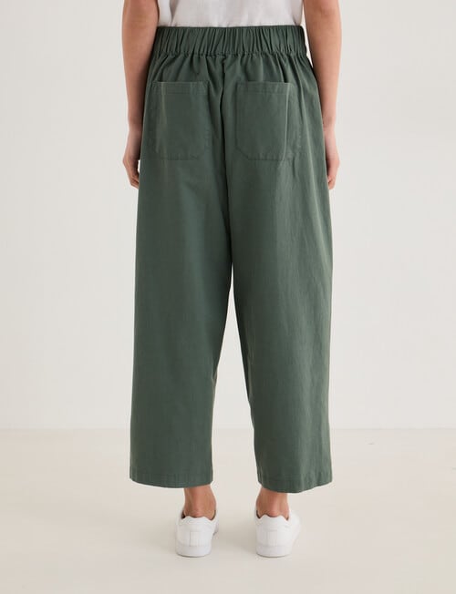 Zest Flat Front Barrel Pant, Kelp product photo View 02 L