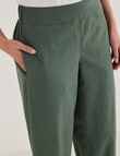 Zest Flat Front Barrel Pant, Kelp product photo View 04 S