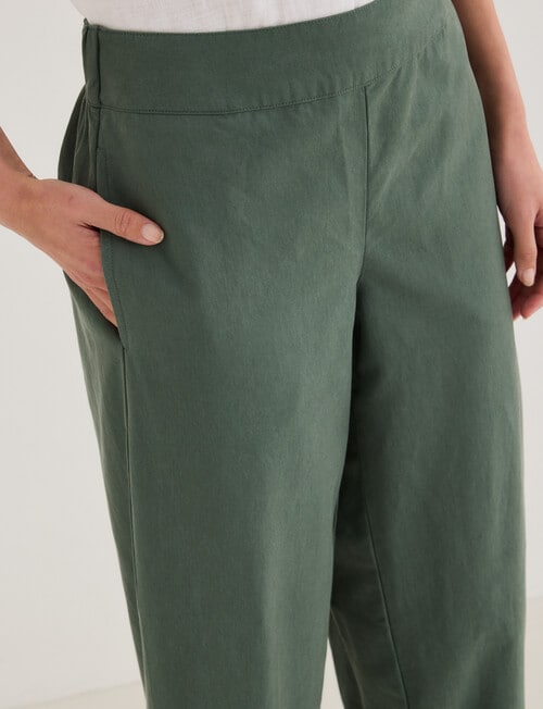 Zest Flat Front Barrel Pant, Kelp product photo View 04 L