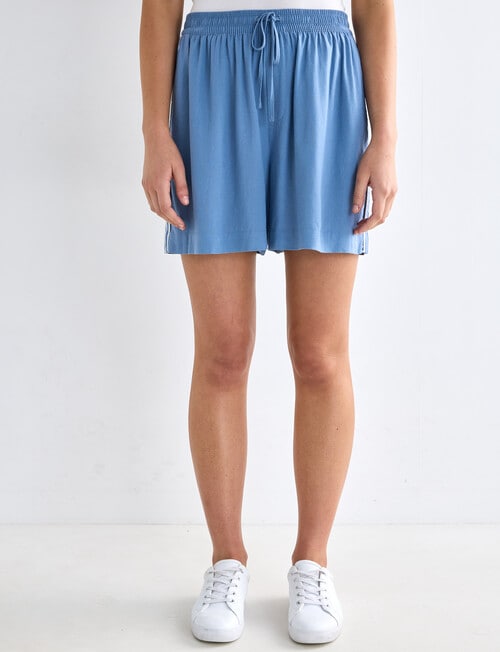 Zest Holiday Side Stripe Short, Denim Blue product photo View 04 L