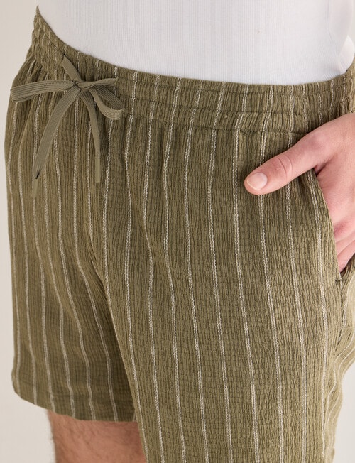 Tarnish Essex Stripe Short, Khaki product photo View 05 L