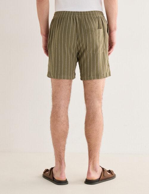 Tarnish Essex Stripe Short, Khaki product photo View 02 L
