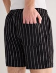 Tarnish Essex Stripe Short, Black product photo View 06 S