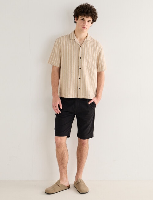 Tarnish Ludlow Stripe Shirt, Tan product photo View 03 L